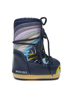 Śniegowce Moon Boot MB Icon Dragon 80D3400280 Granatowy ze sklepu eobuwie.pl w kategorii Buty zimowe dziecięce - zdjęcie 181316390