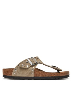 Japonki Birkenstock Gizeh Rivet 1029467 Brązowy ze sklepu eobuwie.pl w kategorii Klapki damskie - zdjęcie 181316501