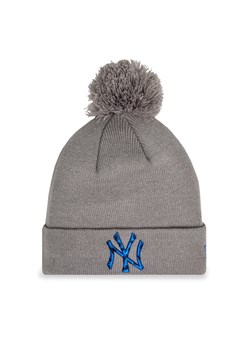 Czapka New Era Infill Bobble Nyy 60364328 Szary ze sklepu eobuwie.pl w kategorii Czapki zimowe męskie - zdjęcie 181316504