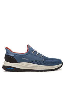 Sneakersy Skechers Meroe-Alden 205467/BLU Niebieski ze sklepu eobuwie.pl w kategorii Buty sportowe męskie - zdjęcie 181316592