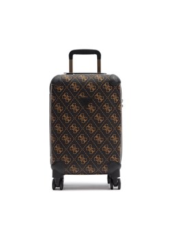Walizka kabinowa Guess Berta (S) Travel TWS868 89830 Brązowy ze sklepu eobuwie.pl w kategorii Walizki - zdjęcie 181316703