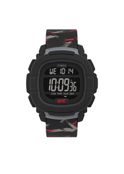Zegarek Timex UFC Strength Shock XL TW2V85200 Czarny ze sklepu eobuwie.pl w kategorii Zegarki - zdjęcie 181317103