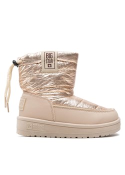 Śniegowce Big Star Shoes KK374221 Beżowy ze sklepu eobuwie.pl w kategorii Buty zimowe dziecięce - zdjęcie 181317223