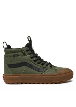 Sneakersy Vans MTE SK8-Hi WP VN000CVT3PY1 Zielony ze sklepu eobuwie.pl w kategorii Buty sportowe damskie - zdjęcie 181317352