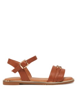 Sandały Tommy Hilfiger T3A2-33778-0326 M Brązowy ze sklepu eobuwie.pl w kategorii Sandały dziecięce - zdjęcie 181317390
