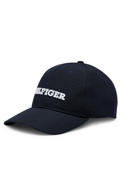 Czapka z daszkiem Tommy Hilfiger Monotype AM0AM12043 Granatowy ze sklepu eobuwie.pl w kategorii Czapki z daszkiem męskie - zdjęcie 181317532