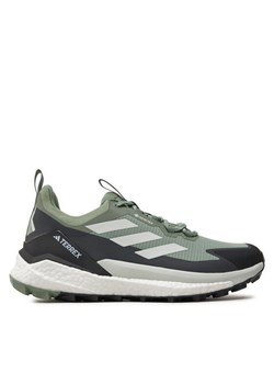 Sneakersy adidas Terrex Free Hiker 2.0 Low GORE-TEX Hiking IE5103 Zielony ze sklepu eobuwie.pl w kategorii Buty trekkingowe męskie - zdjęcie 181317542