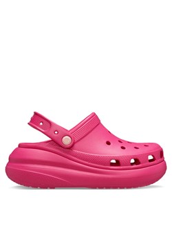 Klapki Crocs Crush Clog 207521 Różowy ze sklepu eobuwie.pl w kategorii Klapki damskie - zdjęcie 181318153