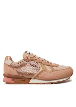 Sneakersy Pepe Jeans PLS40009 Beżowy ze sklepu eobuwie.pl w kategorii Buty sportowe damskie - zdjęcie 181318252