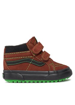 Trzewiki Vans Sk8-Mid Reissue V Mte-1 VN0A5KRNLNN1 Brązowy ze sklepu eobuwie.pl w kategorii Buciki niemowlęce - zdjęcie 181318340