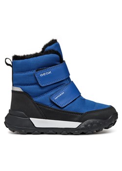 Śniegowce Geox J Trekkyup Boy B Abx J46MBF 0FU50 C0042 D Niebieski ze sklepu eobuwie.pl w kategorii Buty zimowe dziecięce - zdjęcie 181318342