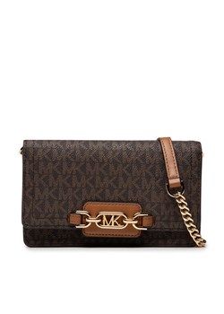 Torebka MICHAEL Michael Kors Heather 32F2G7HC1B Brązowy ze sklepu eobuwie.pl w kategorii Kopertówki - zdjęcie 181318613