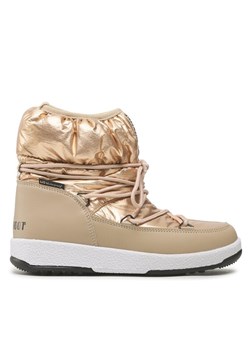 Śniegowce Moon Boot Jr Girl Low Nylon 34051800 Różowy ze sklepu eobuwie.pl w kategorii Buty zimowe dziecięce - zdjęcie 181318640