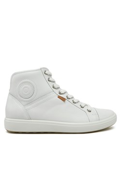 Sneakersy ECCO Soft 7 Ladies 430023 01007 Biały ze sklepu eobuwie.pl w kategorii Trampki damskie - zdjęcie 181318701