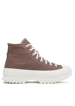 Trampki Converse Chuck Taylor All Star Lugged 2.0 Hi A03808C Brązowy ze sklepu eobuwie.pl w kategorii Trampki damskie - zdjęcie 181318763