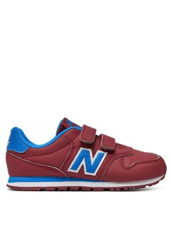 Sneakersy New Balance PV500CMB Czerwony ze sklepu eobuwie.pl w kategorii Buty sportowe dziecięce - zdjęcie 181319281