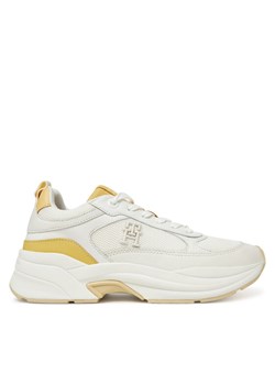Sneakersy Tommy Hilfiger Th Chunky Runner FW0FW08474 Biały ze sklepu eobuwie.pl w kategorii Buty sportowe damskie - zdjęcie 181319292