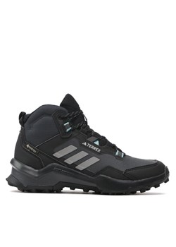 Trekkingi adidas Terrex AX4 Mid GORE-TEX Hiking Shoes HQ1049 Szary ze sklepu eobuwie.pl w kategorii Buty trekkingowe damskie - zdjęcie 181319493