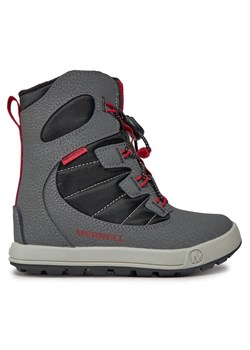 Śniegowce Merrell Snow Bank 4.0 Wtrpf Mk267145 Szary ze sklepu eobuwie.pl w kategorii Buty zimowe dziecięce - zdjęcie 181319691