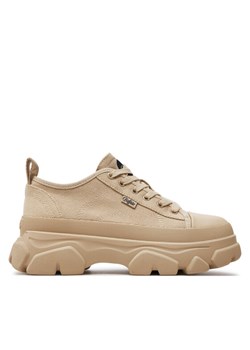 Sneakersy Buffalo Tremor Lace Up Lo 1622458 Beżowy ze sklepu eobuwie.pl w kategorii Buty sportowe damskie - zdjęcie 181319792