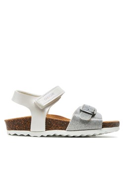 Sandały Geox B Sandal Chalki Girl B922RA 0NFKC C0007 S Biały ze sklepu eobuwie.pl w kategorii Sandały dziecięce - zdjęcie 181320030