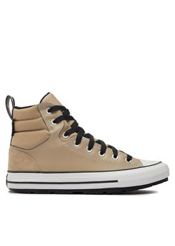 Trampki Converse Chuck Taylor All Star Berkshire Boot A04475C Beżowy ze sklepu eobuwie.pl w kategorii Trampki damskie - zdjęcie 181320034