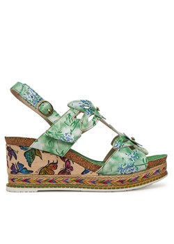 Espadryle Laura Vita Hacdeo 21 Zielony ze sklepu eobuwie.pl w kategorii Espadryle damskie - zdjęcie 181320173