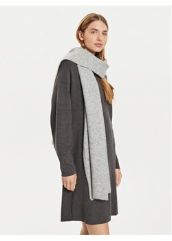 Szalik Tommy Hilfiger Luxe AW0AW16646 Szary ze sklepu eobuwie.pl w kategorii Szaliki i chusty damskie - zdjęcie 181320340