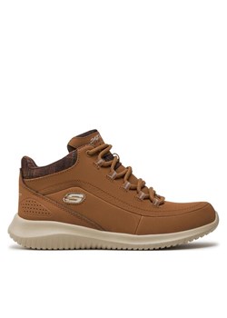 Sneakersy Skechers Just Chill 12918/CSNT Brązowy ze sklepu eobuwie.pl w kategorii Buty sportowe damskie - zdjęcie 181320363