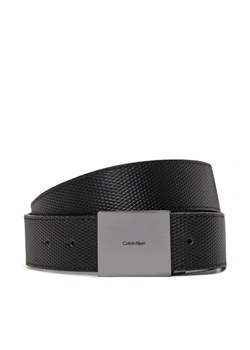 Pasek Męski Calvin Klein K50K512658 Czarny ze sklepu eobuwie.pl w kategorii Paski męskie - zdjęcie 181320872