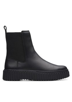 Sztyblety Clarks Torhill Maple 26173858 Czarny ze sklepu eobuwie.pl w kategorii Botki - zdjęcie 181321171