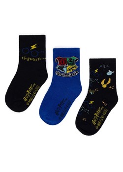 Skarpety Harry Potter ACCCS-AW24-226WBHP (3-pack) Czarny ze sklepu eobuwie.pl w kategorii Skarpetki dziecięce - zdjęcie 181321202