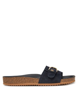 Klapki Tommy Hilfiger FW0FW08809 Granatowy ze sklepu eobuwie.pl w kategorii Klapki damskie - zdjęcie 181321234