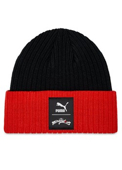 Czapka Puma PUMA x Miraculous Beanie 024796 01 Czarny ze sklepu eobuwie.pl w kategorii Czapki dziecięce - zdjęcie 181321414