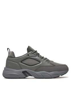 Sneakersy Calvin Klein Retro Tennis Low Laceup Mtl YM0YM00991 Szary ze sklepu eobuwie.pl w kategorii Buty sportowe męskie - zdjęcie 181321481