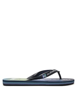 Japonki Quiksilver MOLOKAI STRIPE AQYL101361 XBBG Niebieski ze sklepu eobuwie.pl w kategorii Klapki męskie - zdjęcie 181321500