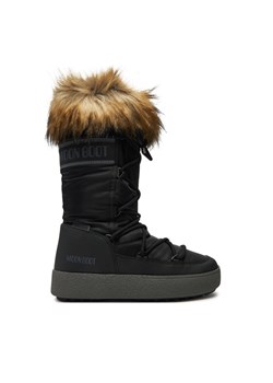 Śniegowce Moon Boot Ltrack Monaco Wp 80D2450190 Czarny ze sklepu eobuwie.pl w kategorii Śniegowce damskie - zdjęcie 181321553