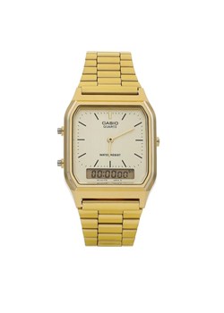 Zegarek Casio Vintage AQ-230GA-9DMQYES Złoty ze sklepu eobuwie.pl w kategorii Zegarki - zdjęcie 181321901