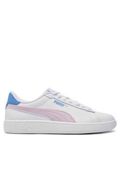 Sneakersy Puma Smash 3.0 L Jr 392031-13 Biały ze sklepu eobuwie.pl w kategorii Buty sportowe dziecięce - zdjęcie 181322071