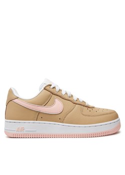 Sneakersy Nike Air Force 1 Low Retro 845053 201 Brązowy ze sklepu eobuwie.pl w kategorii Buty sportowe damskie - zdjęcie 181322113