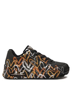 Sneakersy Skechers Metallic Love 155523/BKGD Czarny ze sklepu eobuwie.pl w kategorii Buty sportowe damskie - zdjęcie 181322164