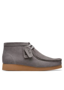 Trzewiki Clarks Wallabee Evo Bt 26174938 Szary ze sklepu eobuwie.pl w kategorii Buty zimowe męskie - zdjęcie 181322182