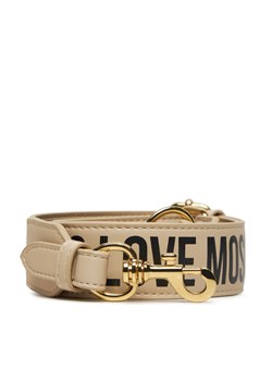 Wymienny pasek do torebki LOVE MOSCHINO JC6404PP1LLV111A Beżowy ze sklepu eobuwie.pl w kategorii Paski damskie - zdjęcie 181322284