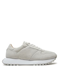 Sneakersy Calvin Klein Low Top Lace Up Suede HM0HM01645 Szary ze sklepu eobuwie.pl w kategorii Buty sportowe męskie - zdjęcie 181322593