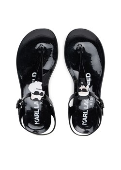 Sandały Karl Lagerfeld Kids Z30370 S Czarny ze sklepu eobuwie.pl w kategorii Sandały dziecięce - zdjęcie 181322870
