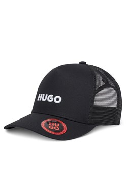 Czapka z daszkiem HUGO Marsel-Trucker 50535942 Czarny ze sklepu eobuwie.pl w kategorii Czapki z daszkiem męskie - zdjęcie 181323362