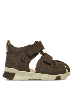 Sandały ECCO Mini Stride 76113102543 Khaki ze sklepu eobuwie.pl w kategorii Sandały dziecięce - zdjęcie 181323420