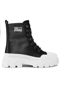 Trapery GOE MM2N4077 Czarny ze sklepu eobuwie.pl w kategorii Workery damskie - zdjęcie 181323482