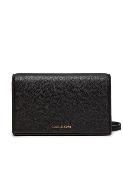Torebka MICHAEL Michael Kors Jet Set 32S4GJ6C6L Czarny ze sklepu eobuwie.pl w kategorii Listonoszki - zdjęcie 181323741