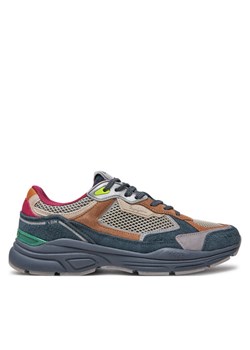 Sneakersy Pepe Jeans Dave Risen PMS60026 Szary ze sklepu eobuwie.pl w kategorii Buty sportowe męskie - zdjęcie 181323752